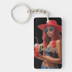 Boss Lady Acrylic Keychain