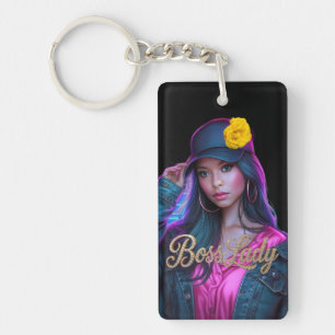 Boss Lady Acrylic Keychain