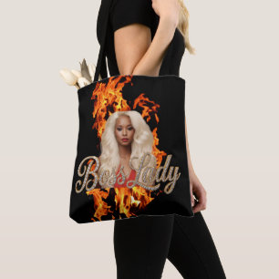 Boss Lady All-Over-Print Tote Bag