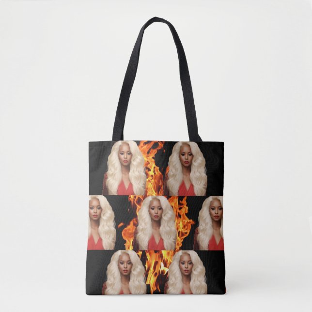 Boss Lady All-Over-Print Tote Bag (Front)