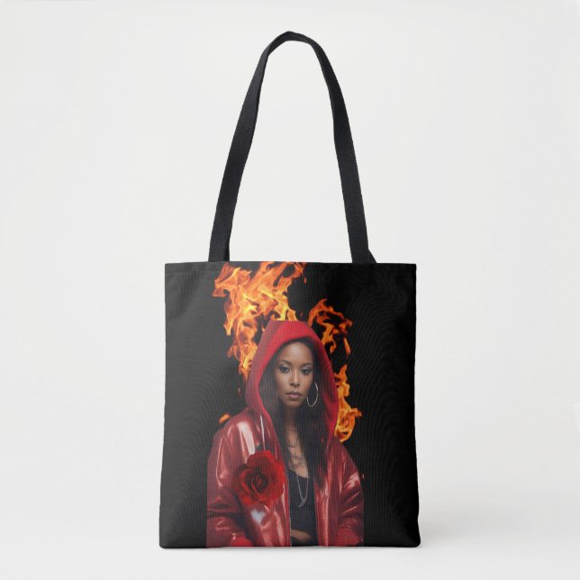 Boss Lady All-Over-Print Tote Bag (Front)