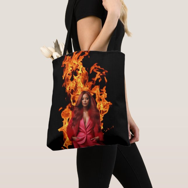 Boss Lady All-Over-Print Tote Bag (Close Up)