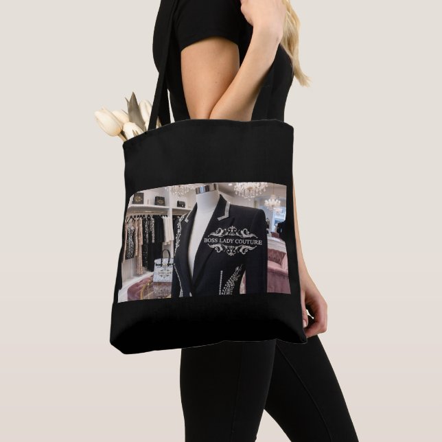 Boss Lady All-Over-Print Tote Bag (Close Up)