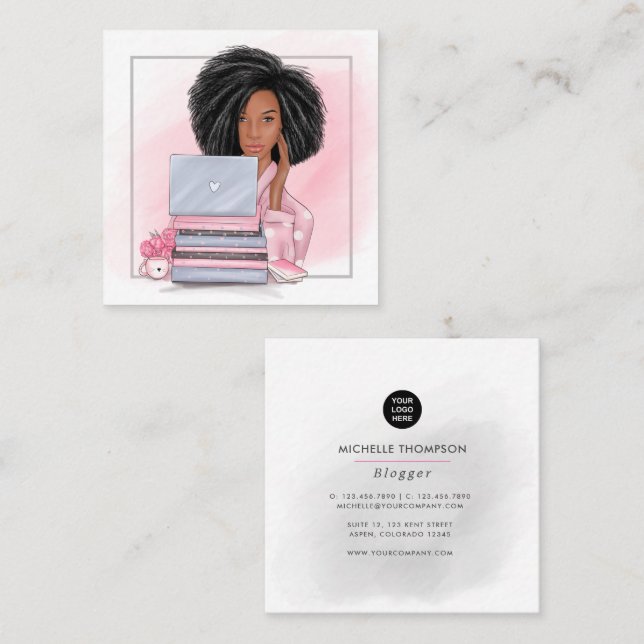 Boss Lady Blogger Business Card (Front/Back)