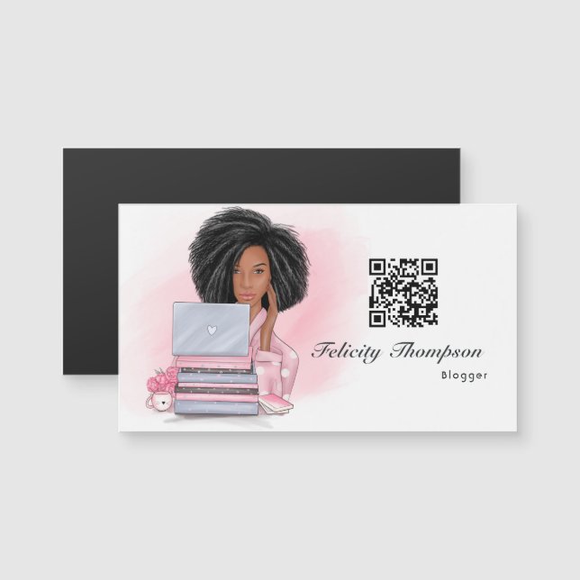 Boss Lady Blogger QR Code (Front/Back)