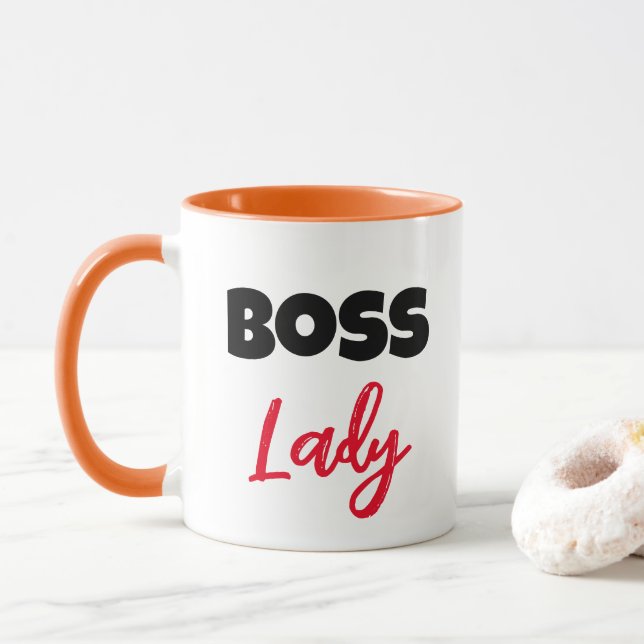 Boss Lady Coffee Mug (With Donut)