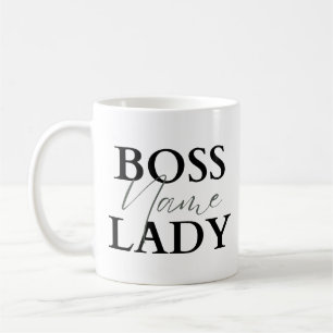 Boss Lady Coffee Mug - Boss Lady Mug, Lady Boss, B