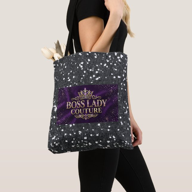 Boss Lady Couture All-Over-Print Tote Bag (Close Up)