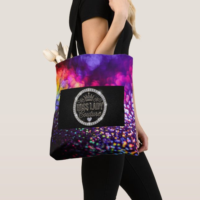 Boss Lady Couture All-Over-Print Tote Bag (Close Up)