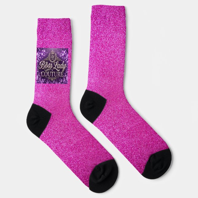 Boss Lady Couture Crew Socks (Right)
