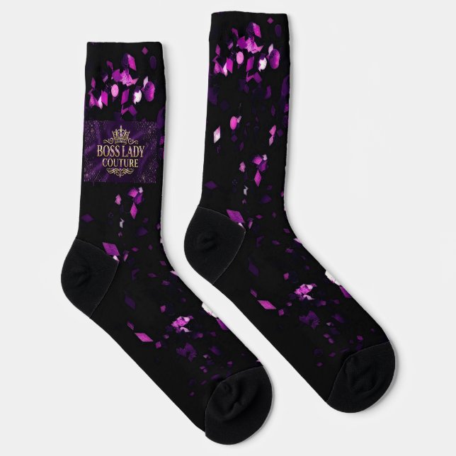 Boss Lady Couture Crew Socks (Right)