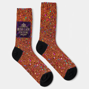 Boss Lady Couture Crew Socks