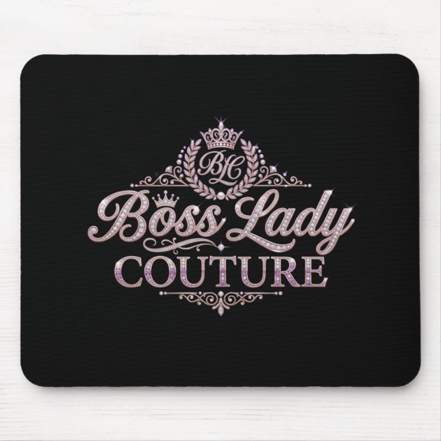 Boss Lady Couture Mousepad (Front)