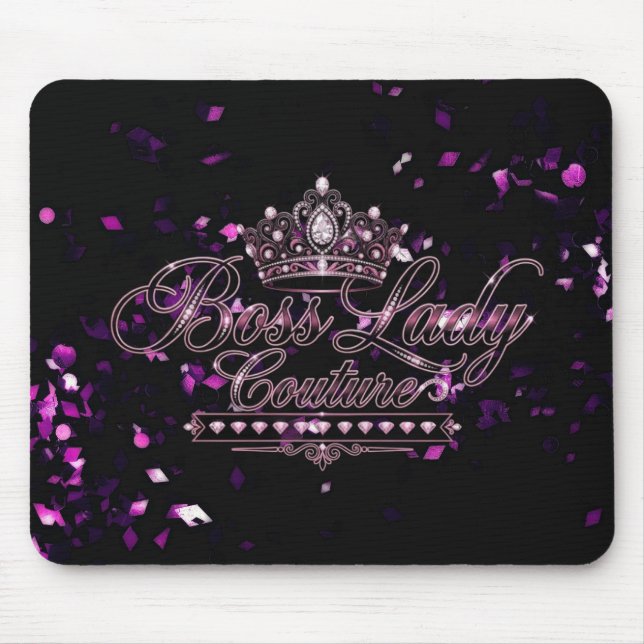 Boss Lady Couture Mousepad (Front)