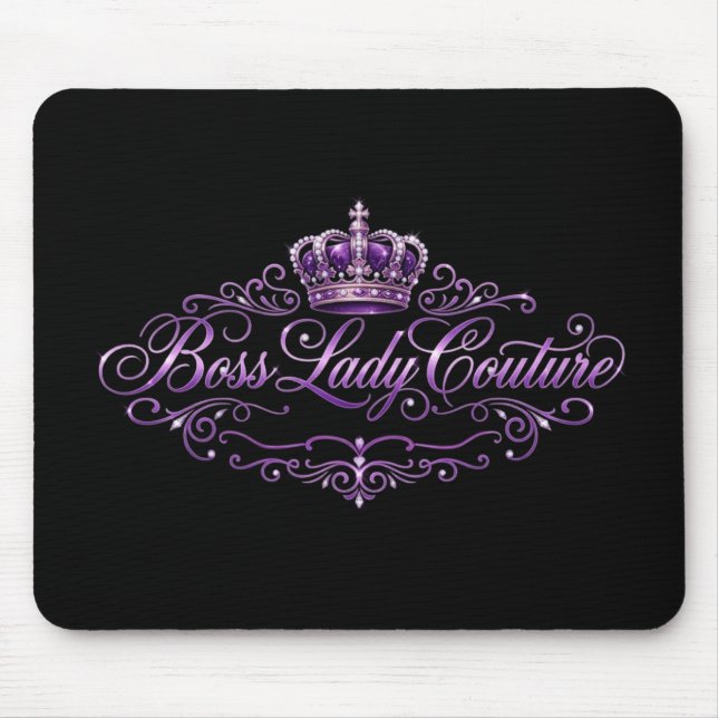 Boss Lady Couture Mousepad (Front)