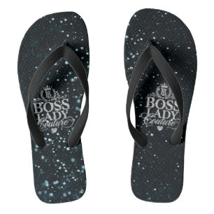 Boss Lady Couture Pair of Flip Flops