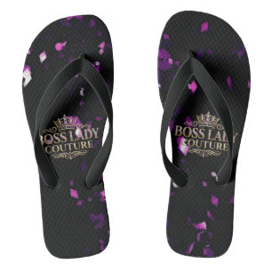 Boss Lady Couture Pair of Flip Flops