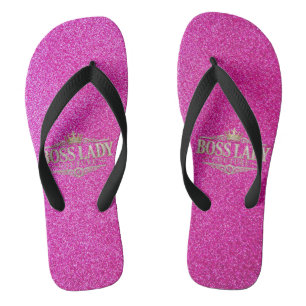 Boss Lady Couture Pair of Flip Flops