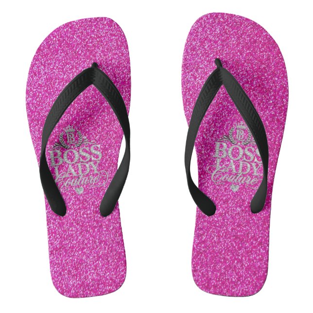 Boss Lady Couture Pair of Flip Flops (Footbed)