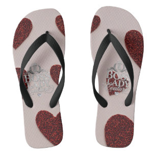 Boss Lady Couture Pair of Flip Flops