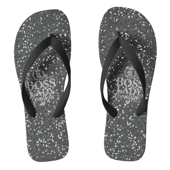 Boss Lady Couture Pair of Flip Flops (Footbed)