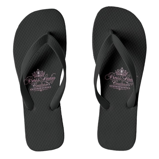 Boss Lady Couture Pair of Flip Flops (Footbed)