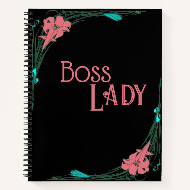 "Boss Lady" Customisable Journal (Front)