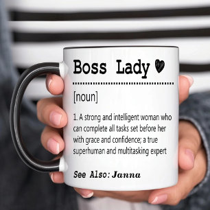 Boss Lady Definition Mug
