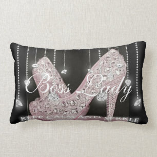 Boss Lady Diamonds High Heel Shoes Pillows