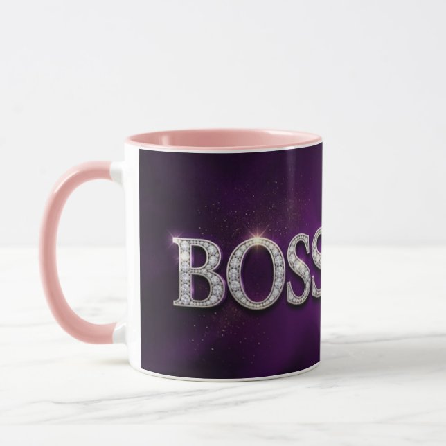 Boss Lady Diamonds Mug (Left)