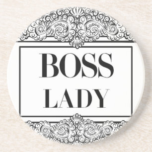 Boss Lady – Elegant Empowerment Coaster