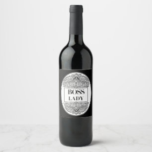 Boss Lady – Elegant Empowerment Wine Label