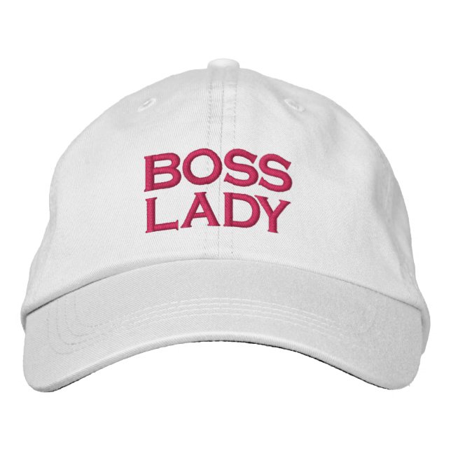 BOSS LADY EMBROIDERED HAT (Front)