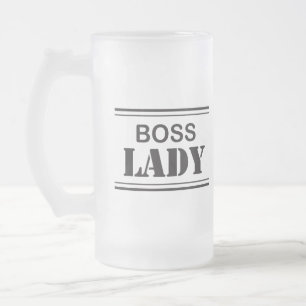 Boss Lady Frosted Mug