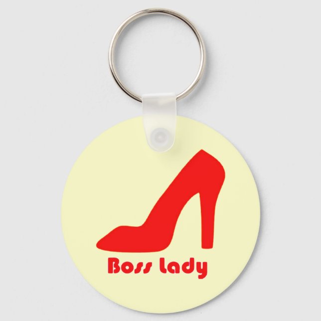 Boss Lady Key Ring (Front)