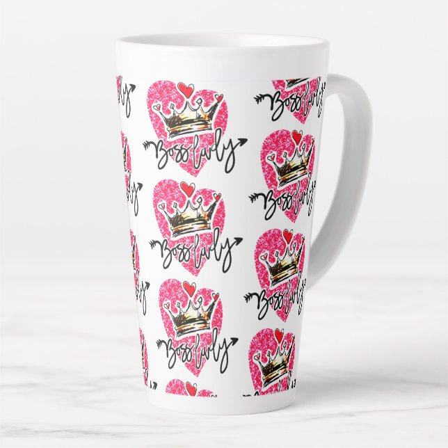 Boss Lady Latte Mug (Right Angle)