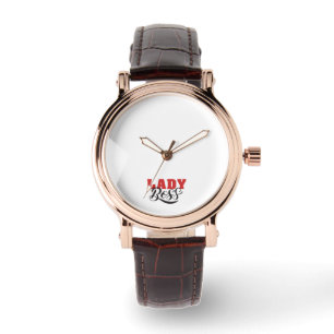 Boss Lady Mindset – Powerful Women Quote Design Watch