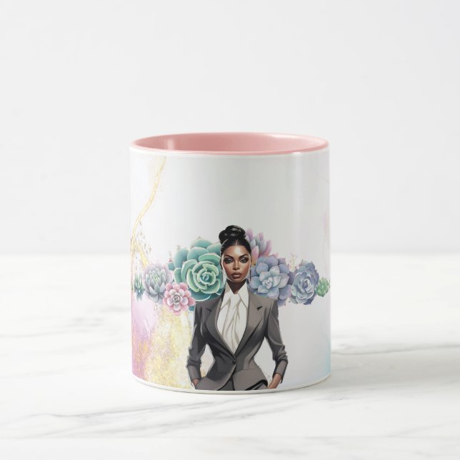 Boss lady Motivational, achievement and success Mug (Center)
