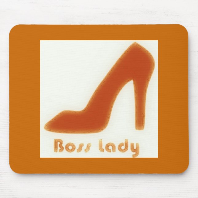 Boss Lady Mouse Mat (Front)