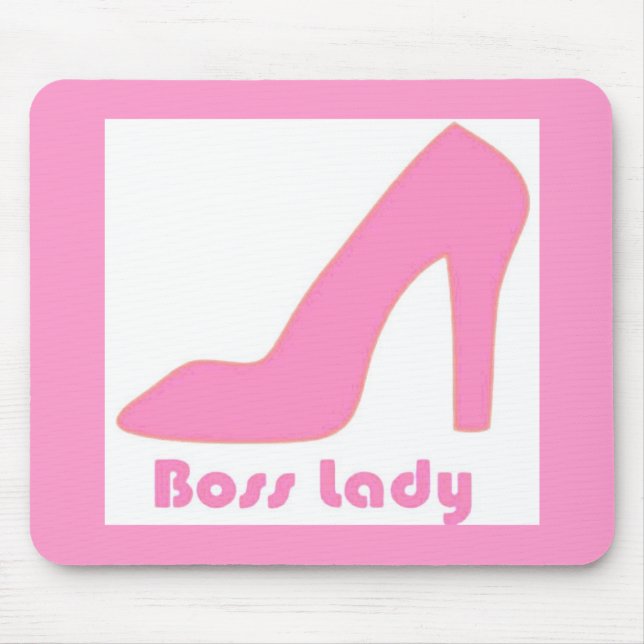 Boss Lady Mouse Mat (Front)