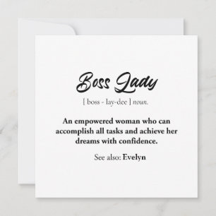 Boss Lady Mug – Empowered Woman Gift, Confidence  Invitation
