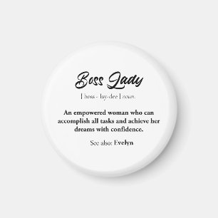 Boss Lady Mug – Empowered Woman Gift, Confidence  Magnet