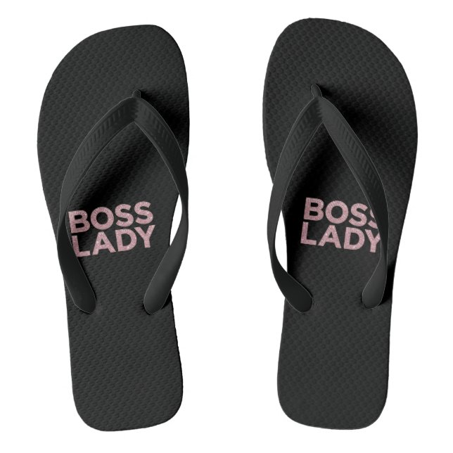 Boss Lady Pair of Flip Flops (Footbed)