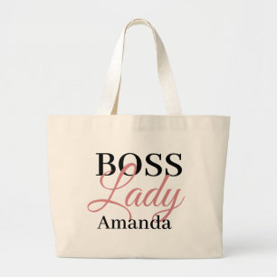 Boss Lady Personalised Large Tote Bag