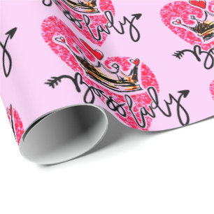 Boss Lady Pink Wrapping Paper