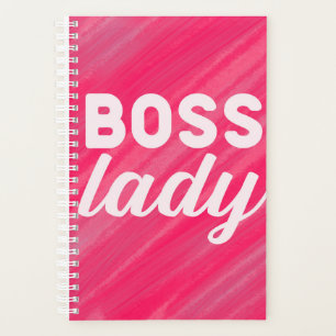Boss Lady - planner - hot pink -