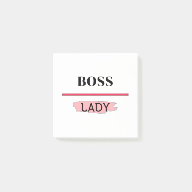 BOSS LADY POST-IT NOTES (Front)