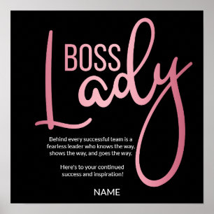 Boss lady poster