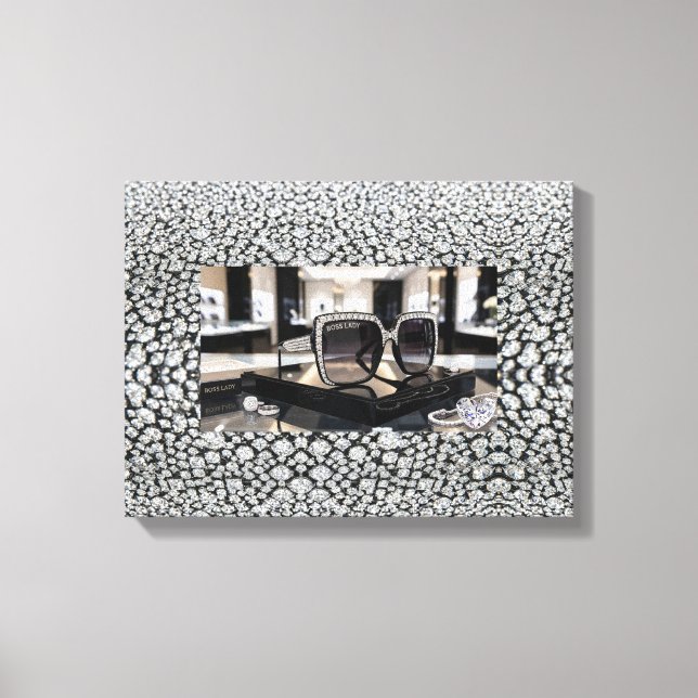 Boss Lady Stretched Canvas Print (Front)