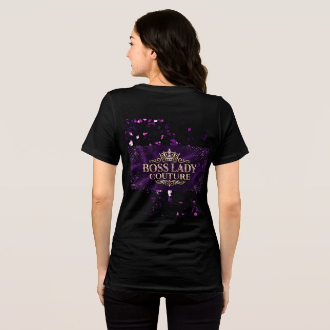 Boss Lady T-Shirt Tri-Blend Shirt (Back Full)